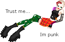 mwaha, i saw this with the caption 'fuck posers' and i just had to put it on. =P