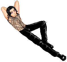 Wooo, look a the yummy goth guy! he's yummy, oh yes he is *giggles*