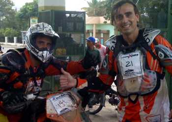 Felipe Beltrn Jr. (3er. lugar categora A) y Massimo Bando, quinto lugar en Master