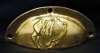 Tosa Inu Bronze Drawer Pull Horizontal by Cast of Characters