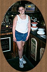 Jennifer in the St. Augustine General Store Museum June 2000