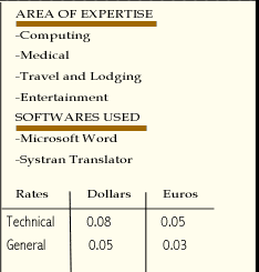 French-English-Skills Translation