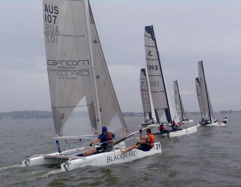 Garry on the wire as Paul aims for the high position