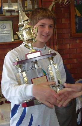 Kerry's son Robert won this trophy for encouragement