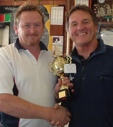 Stan congratulates Troy The Champion