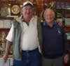 Terry Makin shares his moment with Bill Cheal - Appreciation for work on Support Boat (30kb)