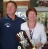 Stan congratulates Kerry for this trophy (33kb)