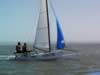 Garry and kids Hobie 17 (37kb)