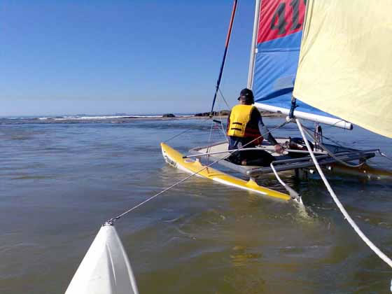 Down the channel