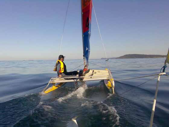 Out on the sea