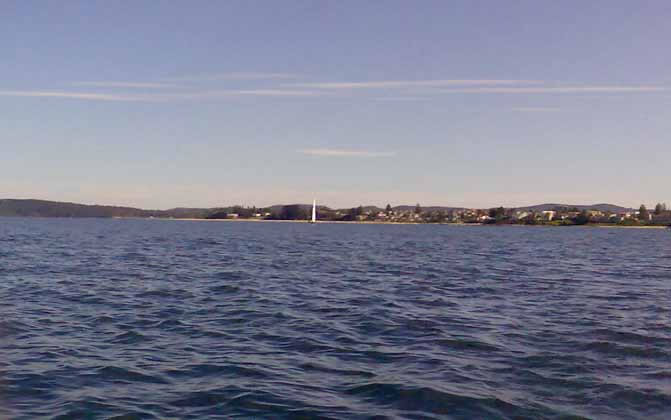 Out in the big ocean again