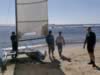 Geoff's boat with Rimmo, Brandon and Danny - Birdie Is in distance (54kb)
