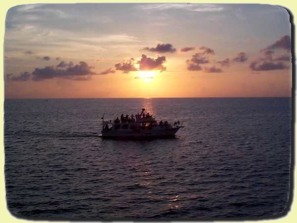 Negril's Famous Beach Sunset