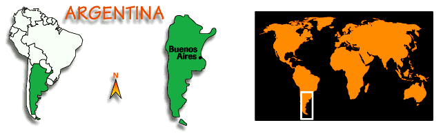 carte d'Argentine