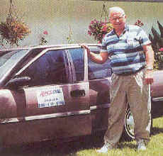Ted Pickul with his car - 254,000 Miles - 10 Oil Changes - AMSOIL