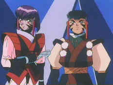 Tenchi and Aeka to the rescue