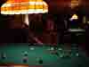 alan showing us how to play pool