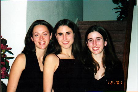 From left to right-Wendy, Me, Amanda on Winter Homecoming Night