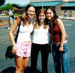 From left to right: Wendy, Amanda, and Me