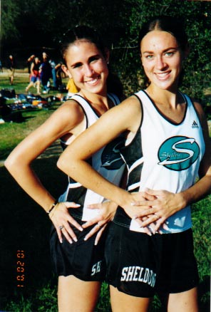 Wendy and I at a Cross Country meet