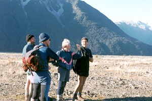 Experience the wilderness on a beautiful day. The walk in from Klondyke Corner to the Carrington Hut  Arthurs Pass.
