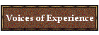 Voices of Experience