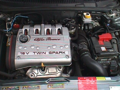 156 engine bay