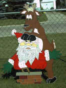 Christmas yard display