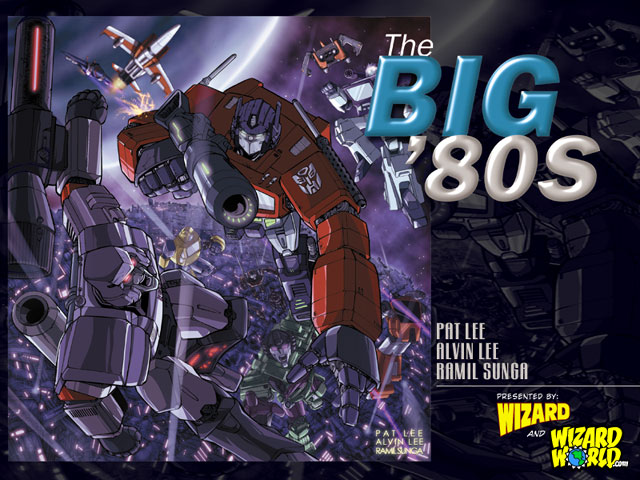 Published by Wizard World.  Art by Pat Lee and Co..  This image was produced  by Dreamwave for promo before it was known that the Pat Lee and company would be producing the new series of Transformers in 2002.