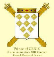 Prince of Ceriz, Grand Master of France, Coat of Arms