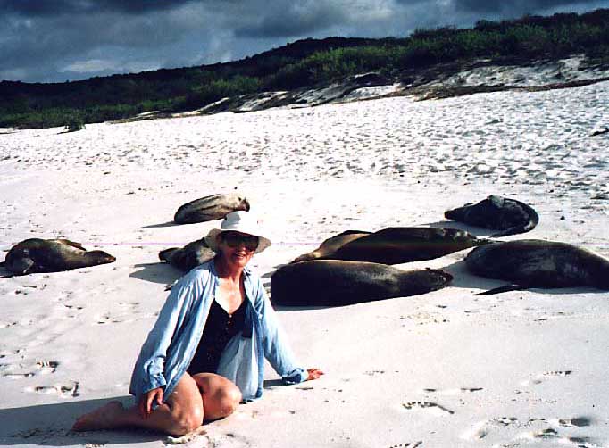 beach at Isla Espanola