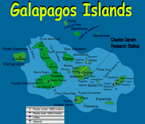 Galapagos map