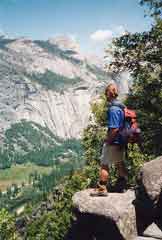 Glacier Point Trail view