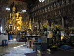 Buddha in the royal attire, wat Mahatat, Bangkok