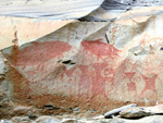 pre-historical painting on Phataem cliff, Ubonratchatani