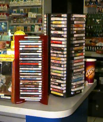 Always a diverse selection of CDs and cassettes