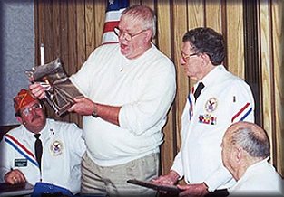 Presenting Jack's award