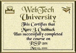 I attended WebTech University