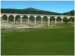 Imponente el puente de Polentinos a mediados de septiembre