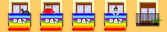 Pon tu bandera de la paz virtual