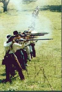 Line up for the 50 yard event