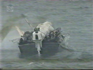Zoots funeral - Cast out to sea on a burning boat