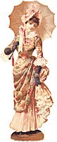 lady with umbrella image