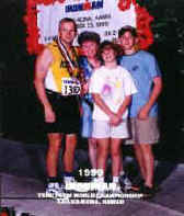 Family at the Finish of the 1999 Hawaii Ironman