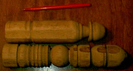 wooden stakes