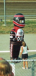 NE Raceway Park Mascot.