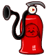 Kacheeks can now put out fires and clean up their opponents with this great extinguisher!