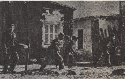 EOKA terrorist group fighting with Turkish Cypriots