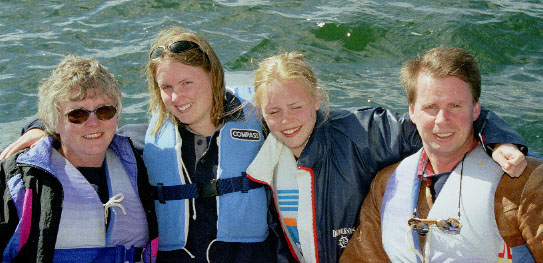 All in a boat, June 1998 (60542 bytes)