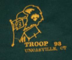 Troop 93 Class B Shirt Logo on front of shirt